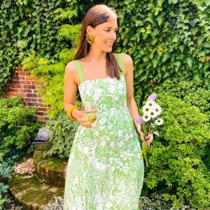 *BLOGGER FAVE* NWT TNUCK Grass Green Maxi Dress